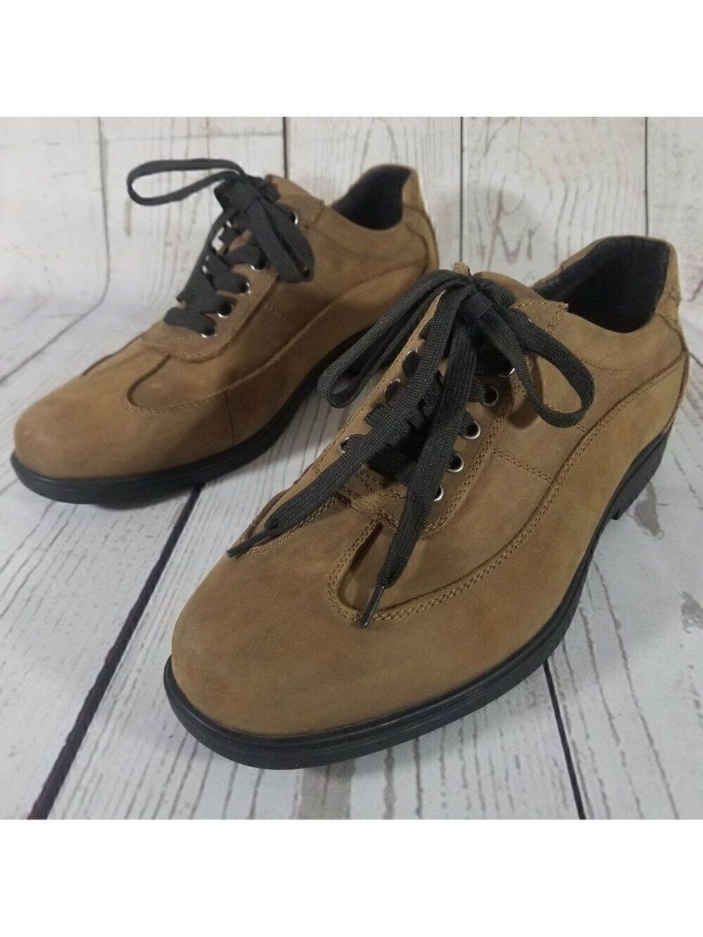 Gravity Defyer by AIW G-DEFY Dugan Mens Size 10 Tan Nubuck Casual Comfort Shoes